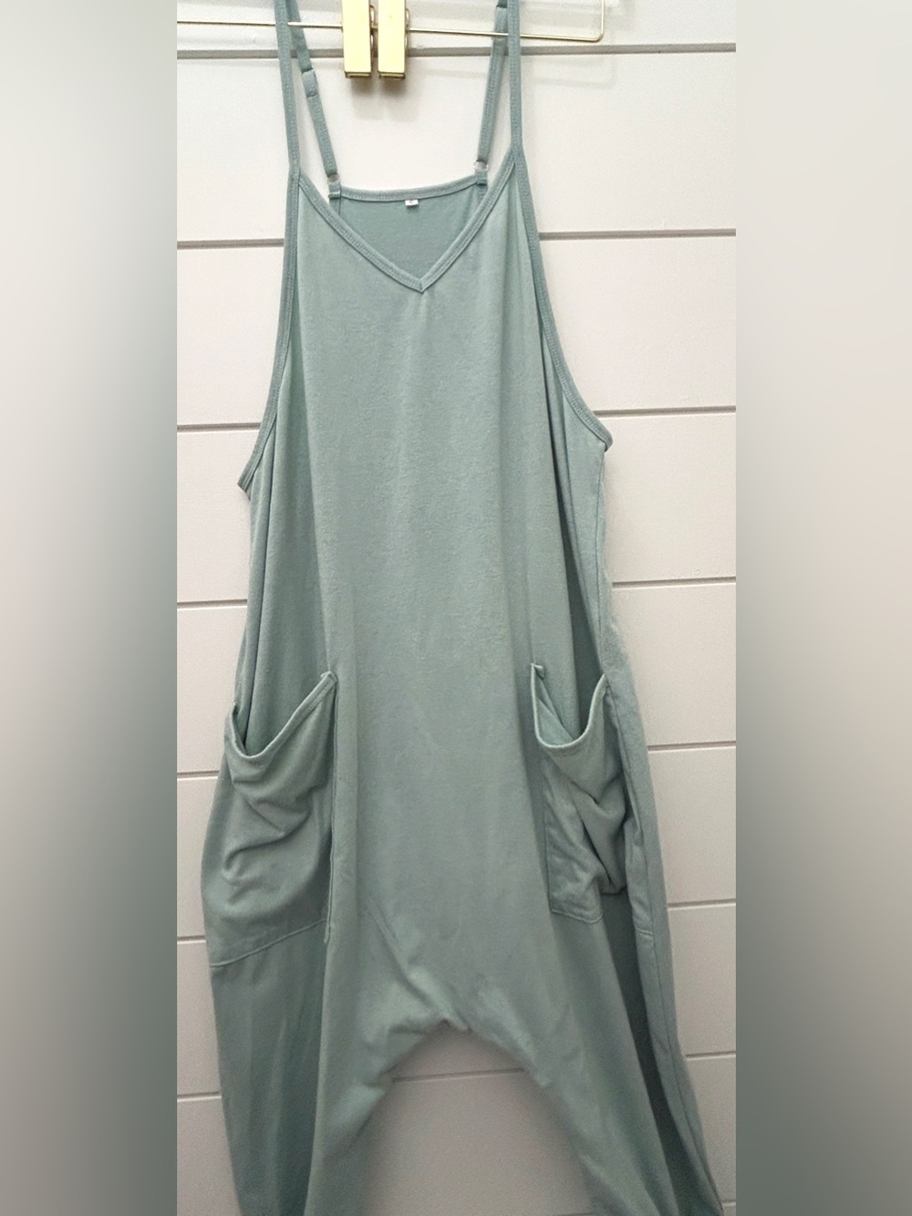 New Pale Green Oversized Jumpsuit • FP Hot Shot Style • Size Small